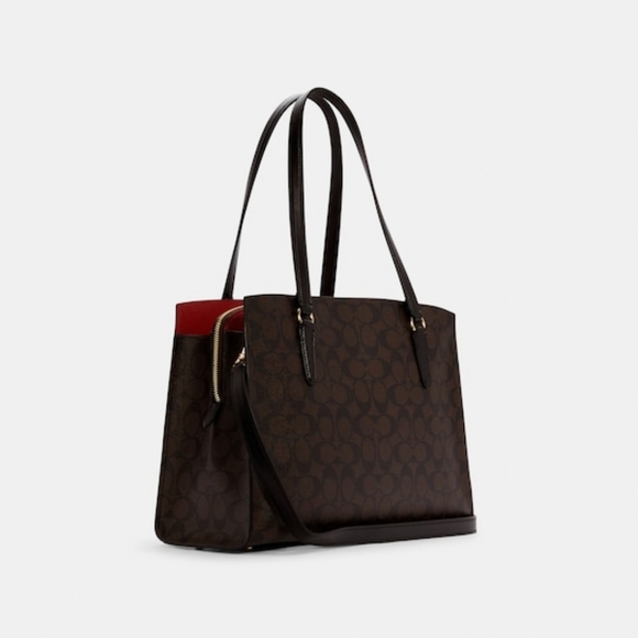 Coach Tatum Carryall In Signature Canvas - Picture 5 of 14